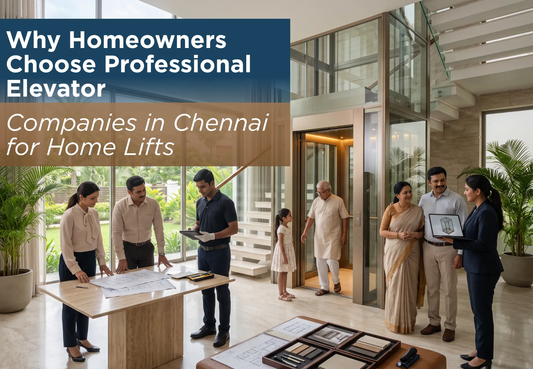Why Homeowners Choose Professional Elevator Companies in Chennai for Home Lifts