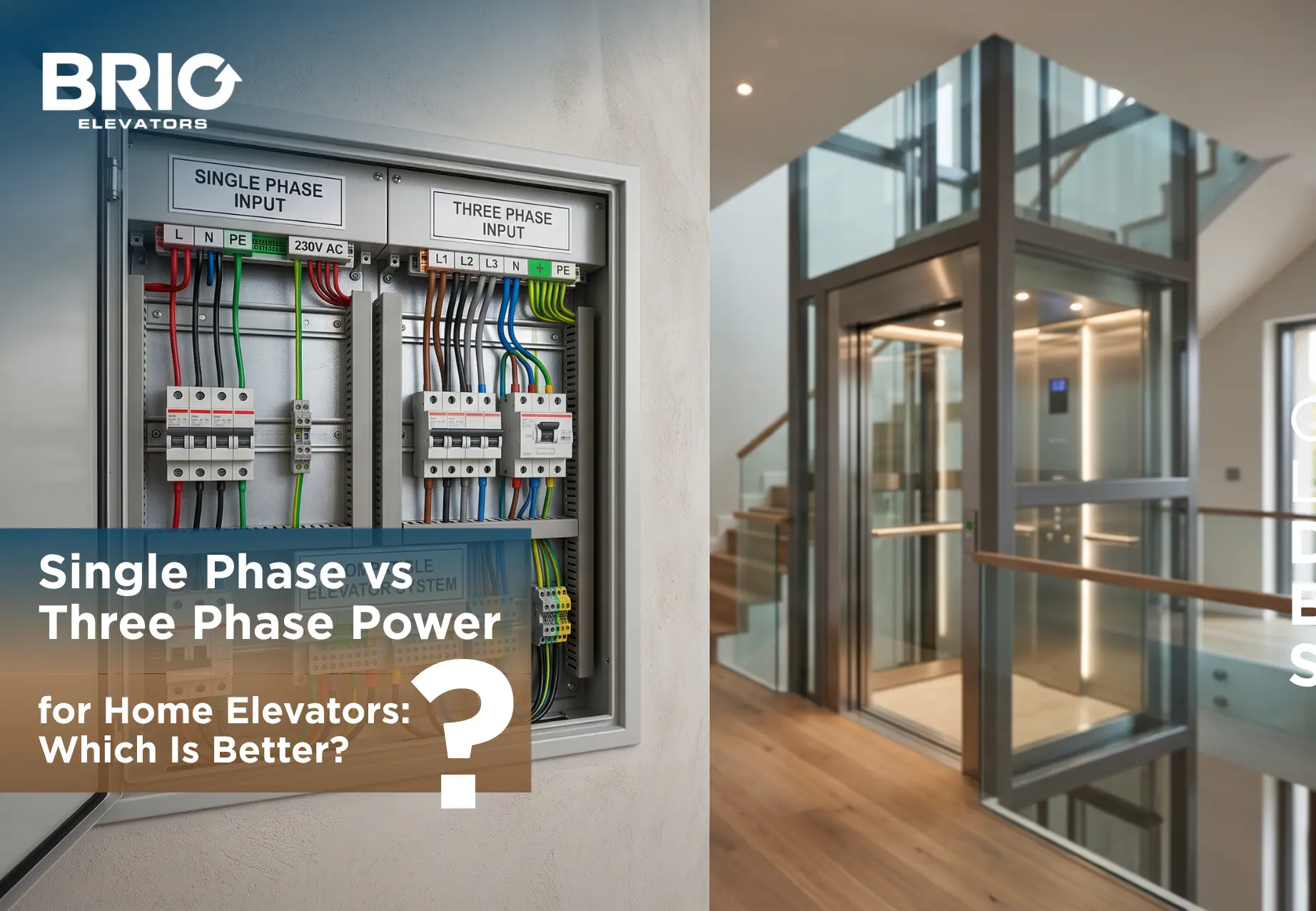 Single Phase vs Three Phase Power for Home Elevators: Which Is Better?