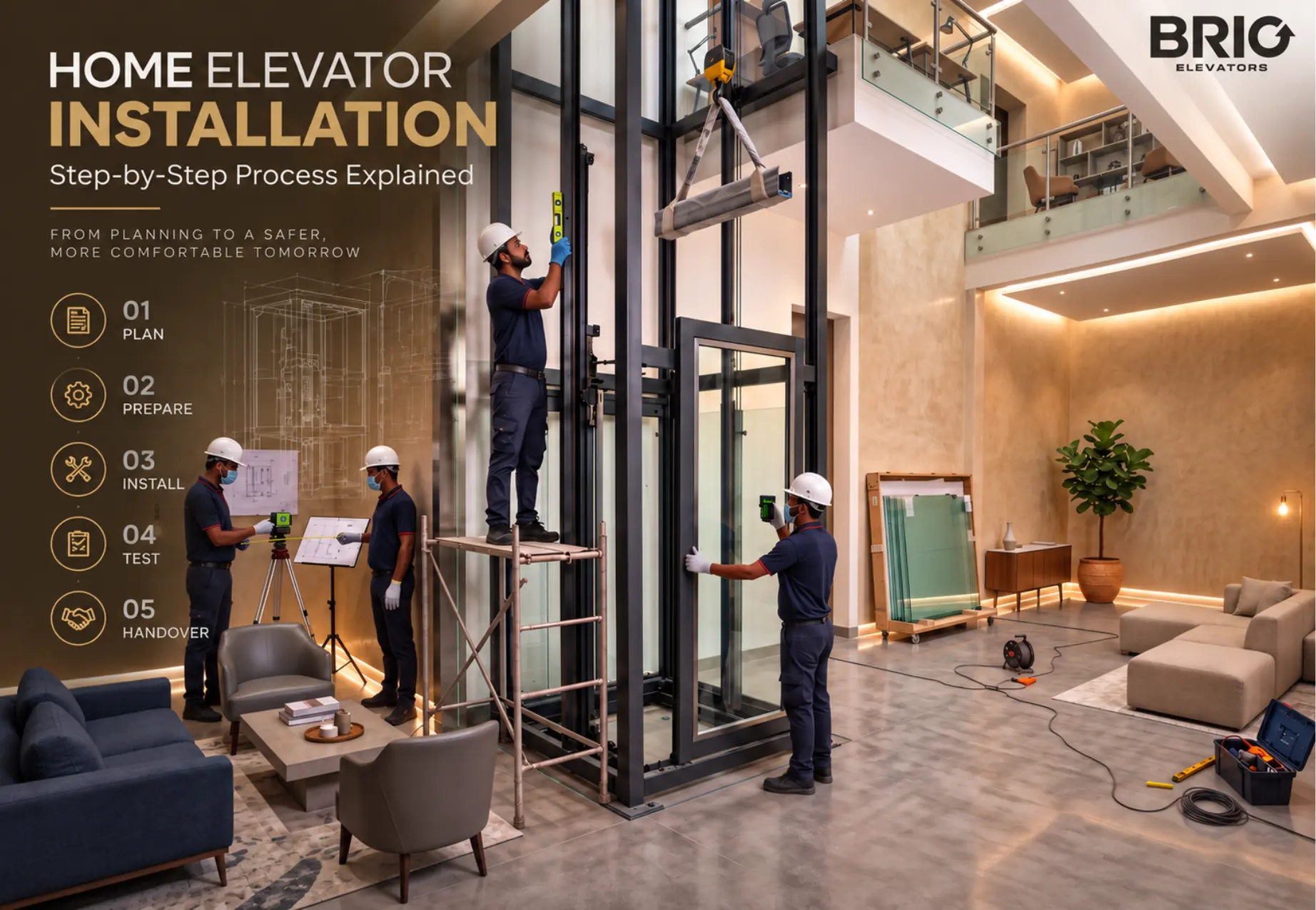 Home Elevator Installation Step-by-Step Process Explained