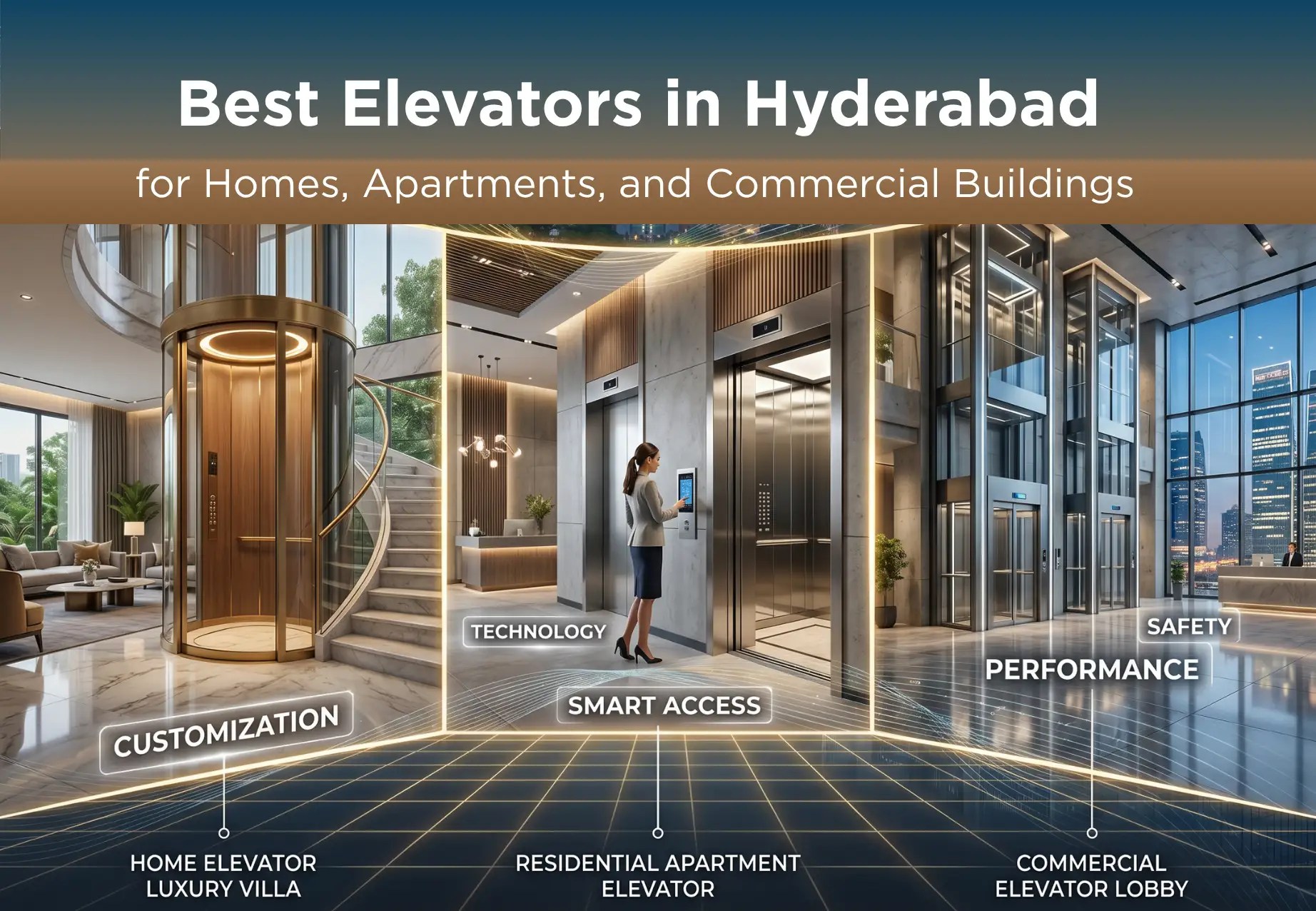 Best Elevators in Hyderabad for Homes, Apartments, and Commercial Buildings