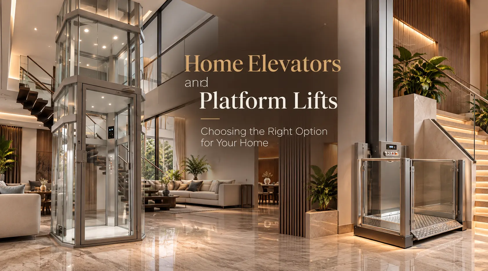 Home Elevators and Platform Lifts: Choosing the Right Option for Your Home