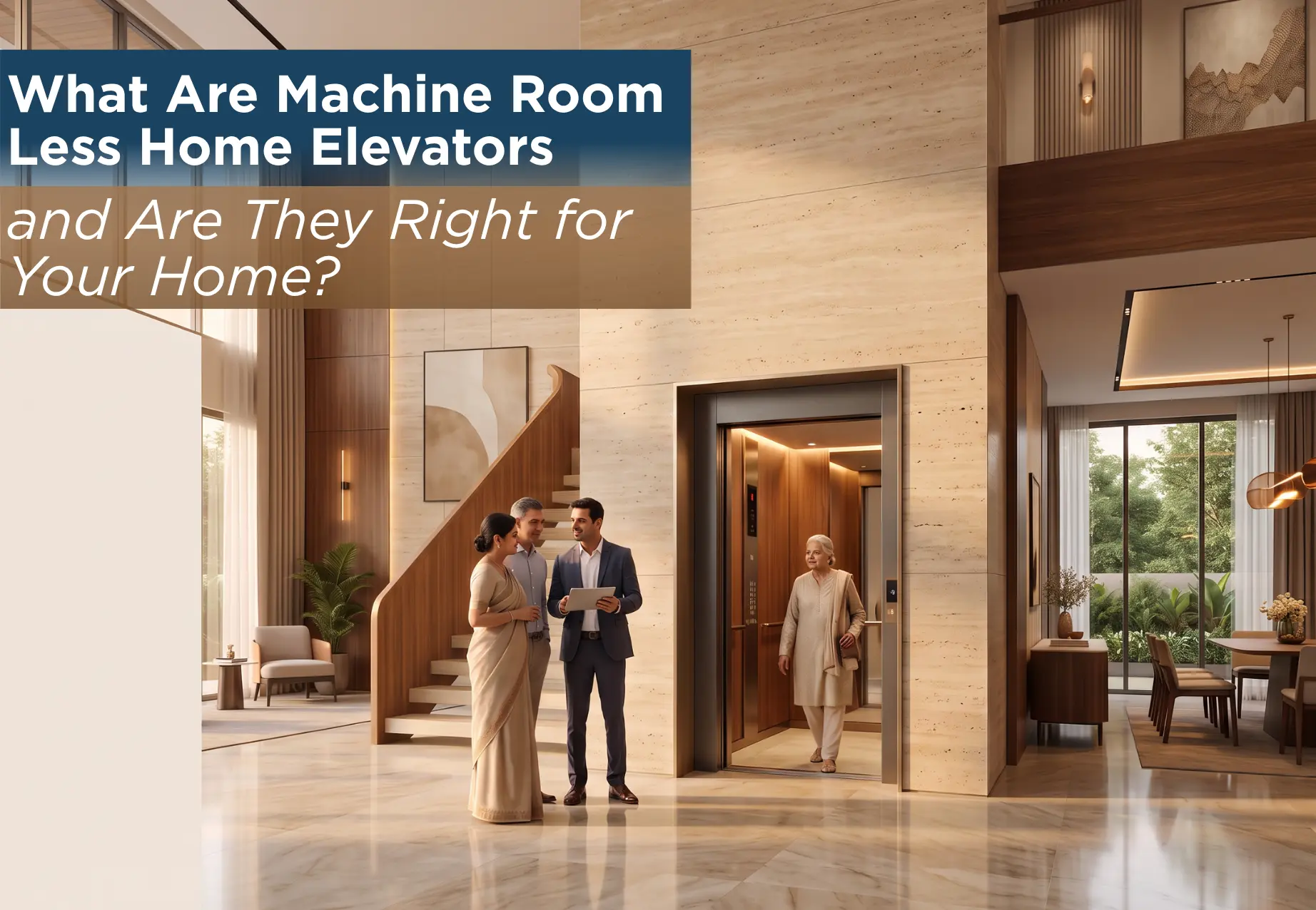 What Are Machine Room Less Home Elevators and Are They Right for Your Home?