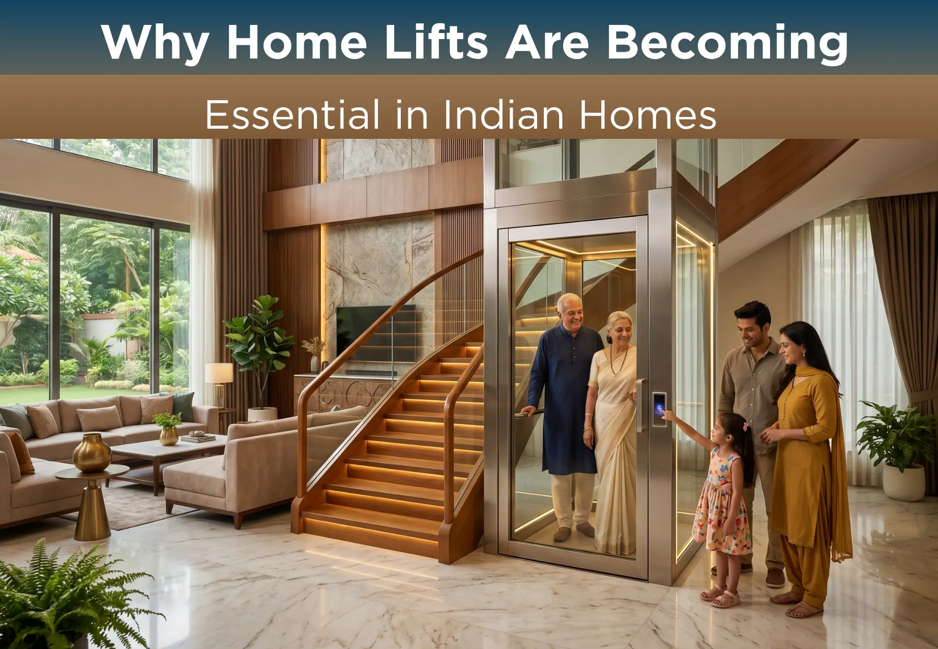 Why Are Home Lifts Becoming Essential in Indian Homes?