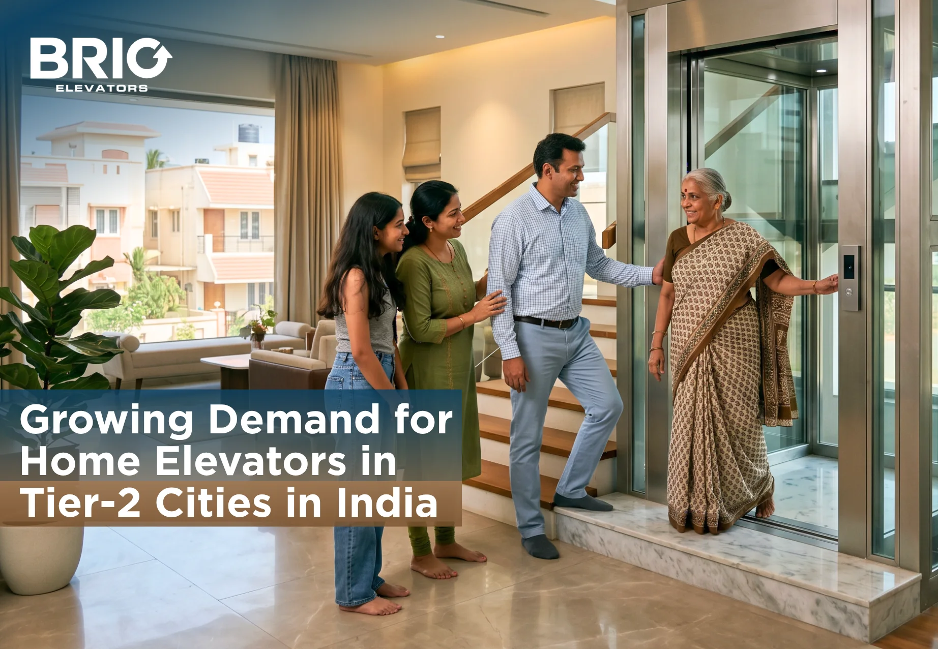 Growing Demand for home elevators in tier 2 cities India