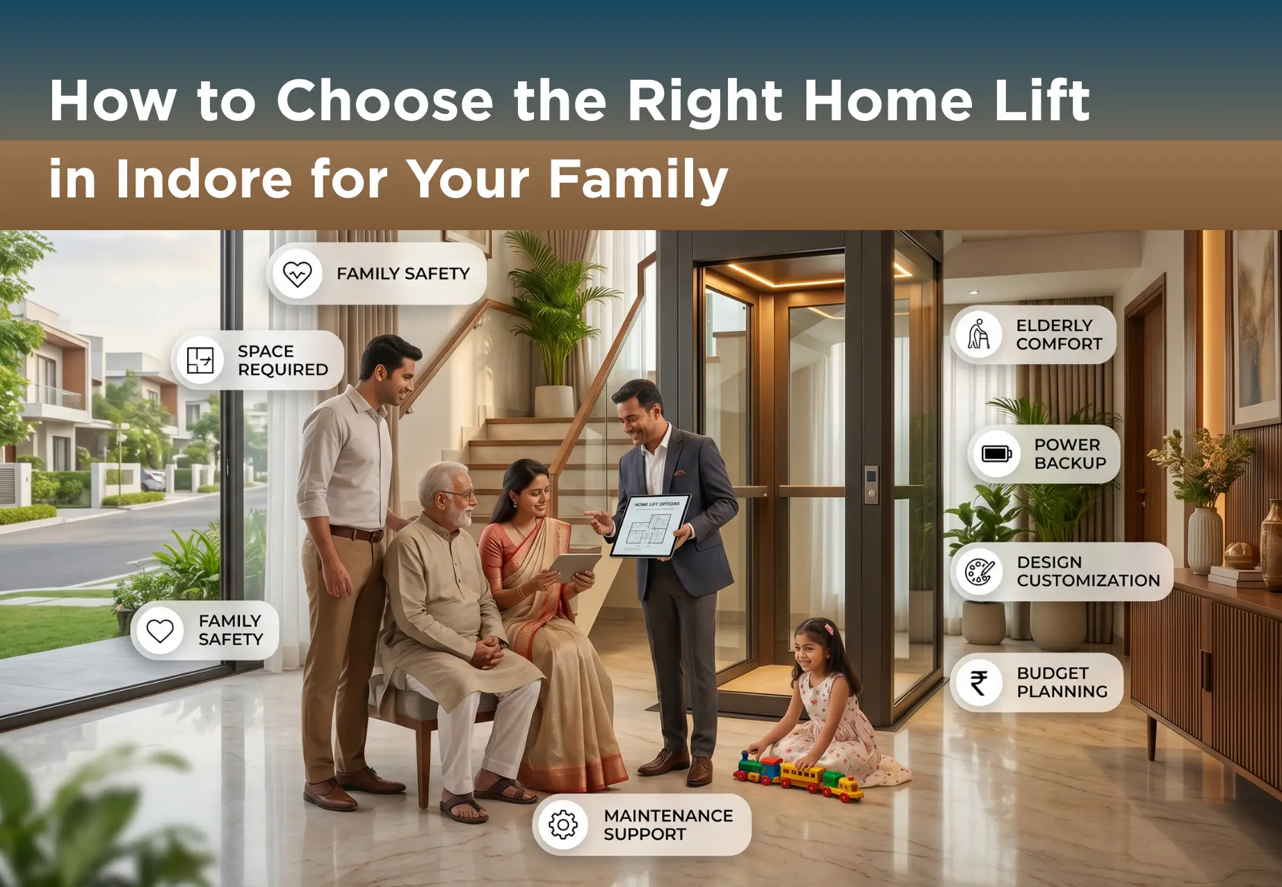 How to Choose the Right Home Lift in Indore for Your Family