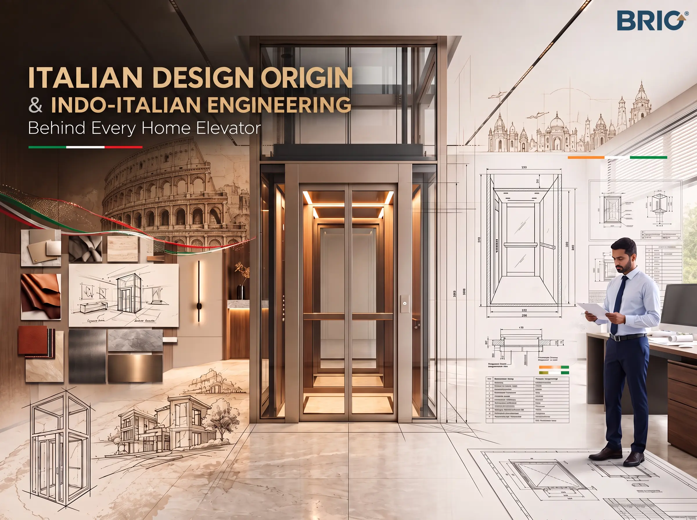 Brio Elevators Italian Design Origin and the Indo-Italian Engineering Behind Every Home Elevator
